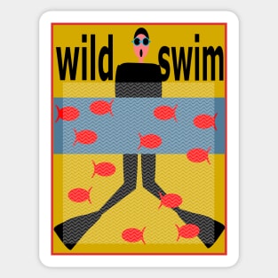 Wild Swim Sticker